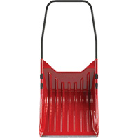 60L Sleigh Snow Shovel, Polypropylene Blade, Wearstrip Included Meunier Outillage Industriel