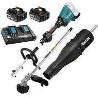 LXT 5.0 Ah Brushless Split Shaft Power Unit Kit with EM405MP Line Trimmer, Battery Powered, 36 V Meunier Outillage Industriel