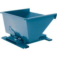 Self-Dumping Hopper, Steel, 3/4 cu.yd., Blue NB954 | Meunier Outillage Industriel