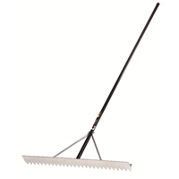 Pro Asphalt Rake, 36" W, Aluminum Blade, 28 Tines Meunier Outillage Industriel