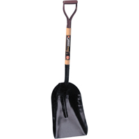 Grain & Coal Scoop Shovel, Wood, Tempered Steel Blade, D-Grip Handle, 27-3/4" Length ND122 | Meunier Outillage Industriel