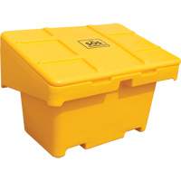 Salt Sand Container SOS, With Hasp, 42" x 29" x 30", 11 cu. Ft., Yellow Meunier Outillage Industriel
