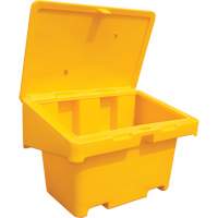 Salt Sand Container SOS, With Hasp, 42" x 29" x 30", 11 cu. Ft., Yellow Meunier Outillage Industriel