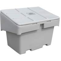 Salt Sand Container SOS, With Hasp, 42" x 29" x 30", 11 cu. Ft., Grey Meunier Outillage Industriel