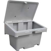 Salt Sand Container SOS, With Hasp, 42" x 29" x 30", 11 cu. Ft., Grey Meunier Outillage Industriel