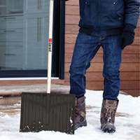 Nordic Snow Shovel, Polypropylene Blade, 17-3/4" Wide, D-Grip Handle Meunier Outillage Industriel