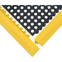 24/Seven&reg; Matting, Rubber, 3' W x 3' L, 5/8" Thick, Black Meunier Outillage Industriel