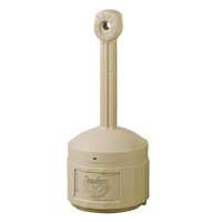 Smoker’s Cease-Fire<sup>®</sup> Cigarette Butt Receptacle, Free-Standing, Plastic, 4 US gal. Capacity, 38-1/2" Height NI378 | Meunier Outillage Industriel