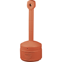 Smoker’s Cease-Fire<sup>®</sup> Cigarette Butt Receptacle, Free-Standing, Plastic, 1 US gal. Capacity, 30" Height NI705 | Meunier Outillage Industriel
