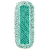 Hygen™ Dust Pads with Fringe, Hook and Loop Style, Microfibre, 18" L x 6" W NI891 | Meunier Outillage Industriel