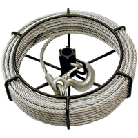 Assemblage de c&acirc;ble de 66' JGP-150A 1-1/2 tonne pour chariot-palans JET Meunier Outillage Industriel