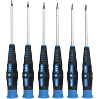 Jeu de tournevis de pr&eacute;cision Torx, 6 Meunier Outillage Industriel