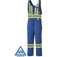 5524A High-Visibility Flame-Resistant Quilted Safety Coveralls, 2X-Large, Royal Blue Meunier Outillage Industriel