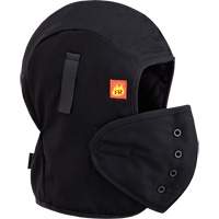 566A Flame Resistant Quilted Hardhat Liner, Black, Cotton Meunier Outillage Industriel
