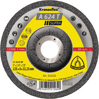 A 624 T Supra Kronenflex&reg; Grinding Disc, 5" x 1/4", 7/8" Arbor Meunier Outillage Industriel