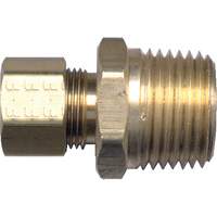 Male Pipe Connector, 3/16" x 1/8" Dia, Brass Meunier Outillage Industriel