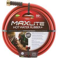 Hot Water Hose, Rubber, 5/8" dia. x 50' L Meunier Outillage Industriel