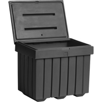 Economy Salt Sand Storage Container, 32" x 23" x 27-1/2", 10 cu. Ft., Grey Meunier Outillage Industriel