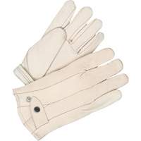 Classic Roper Gloves, 10, Grain Cowhide Palm, Fleece Inner Lining Meunier Outillage Industriel