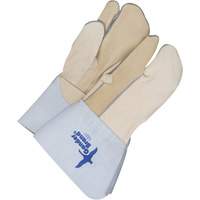 One-Finger Leather Mitts, Grain Cowhide, Size 11 Meunier Outillage Industriel