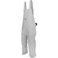 Tablier de soudage en cuir, Salopette &agrave; jambes fendues, Gris perle Meunier Outillage Industriel