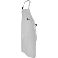 Tablier de soudage en cuir, Salopette, 52" lo, Gris perle Meunier Outillage Industriel
