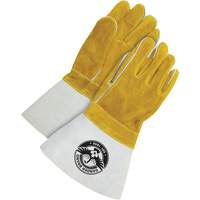 Gants pour soudeur avec poignet de 5", Cuir de vache refendu, Taille Taille unique Meunier Outillage Industriel