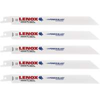 Lame de scie alternative, Bim&eacute;tal, 18 Dents par pouce, 8" lo x 3/4" la Meunier Outillage Industriel