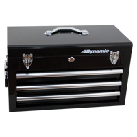 Hand Tool Box with Drawers, 10" D x 20" W x 12" H, Black NJH970 | Meunier Outillage Industriel