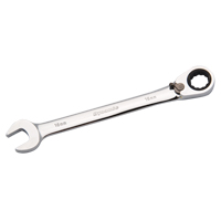 Reversible Combination Ratcheting Wrench, 12 Point, 17mm, Chrome Finish NJI098 | Meunier Outillage Industriel