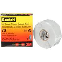 Ruban isolant en caoutchouc de silicone autofusionnant Scotch, 25,4 mm (1") x 9 m (30'), Gris, 12 mils Meunier Outillage Industriel