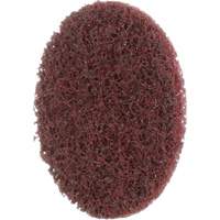 Disque de conditionnement de surface SC-DR Roloc Scotch-Brite, 2" dia., Grain Moyen, Oxyde d'aluminium Meunier Outillage Industriel