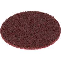 Disque de conditionnement de surface SC- DH Scotch-Brite, 4" dia., Grain Moyen, Oxyde d'aluminium Meunier Outillage Industriel