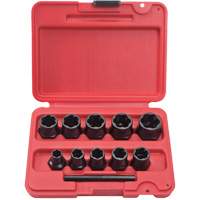 Jeu de douilles d'extraction de boulons PROTO, 10 Mcx, Prise de 1/4" Meunier Outillage Industriel