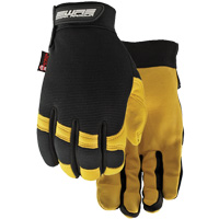 Gants hydrophobes Flextime, Paume Cuir fleur de ch&egrave;vre, Taille Grand Meunier Outillage Industriel