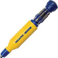 Tournevis multi embouts en acier inoxydable Original 15-en-1, 8-37/50" lo, Prise Textur&eacute; Meunier Outillage Industriel