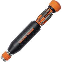 Tournevis multi embouts Original MEGALOK 15-en-1, 6-3/10" lo, Prise Textur&eacute; Meunier Outillage Industriel