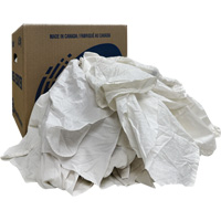 Boîte de chiffons d'essuyage, Blanc, 10 lb Meunier Outillage Industriel