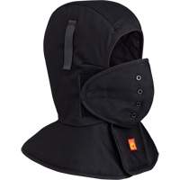 565A Flame Resistant Quilted Long Neck Hardhat Liner, Black, Cotton Meunier Outillage Industriel