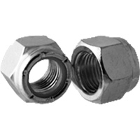 NTU Thin Heavy Series Locknut Nylon Insert, 3/4"-10 Dia., Zinc Plated Meunier Outillage Industriel