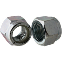 &eacute;crou Nylock, 5/16"-18 dia, Zinc Cr+3, Cors&eacute; Meunier Outillage Industriel