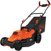 Lawn Mower with Comfort Grip Handle, Push Walk-Behind, Electric, 15" Cutting Width NO657 | Meunier Outillage Industriel