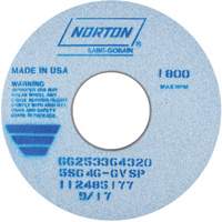 Meule vitrifi&eacute;e, type 01, C&eacute;ramique d'alumine, 14" x 1-1/2" Meunier Outillage Industriel