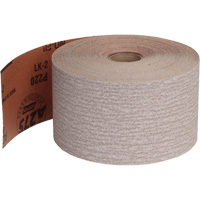 Rouleau de papier abrasif PSA sans chargement, Oxyde d'aluminium, 2-3/4" la x 135' lo, Grain 220 Meunier Outillage Industriel