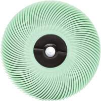 Scotch-Brite Radial Bristle Disc, Aluminum Oxide, 1 Micron Grit, 3" Dia. Meunier Outillage Industriel