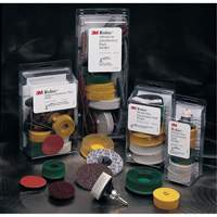Scotch-Brite Roloc Bristle Disc Kit, Ceramic, 50, 80, 120 Grit, 2" Dia. Meunier Outillage Industriel