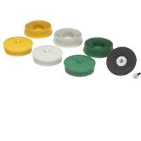 Roloc Bristle Disc Kit, Aluminum Oxide, Several Grit, 3" Dia. Meunier Outillage Industriel