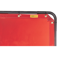 Lavashield™ Curtain, 68.5" x 68.5", High Transparency, Orange NT828 | Meunier Outillage Industriel