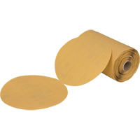 Stikit 216U Gold Paper Disc Roll, 6" Dia., P360 Grit, Aluminum Oxide Meunier Outillage Industriel