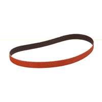 Courroie en toile 777F, 1/2" la x 18" lo, Oxyde d'aluminium/C&eacute;ramique, Grain P180 Meunier Outillage Industriel